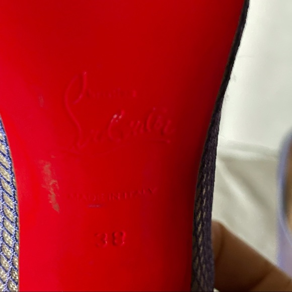 Christian Louboutin Purple Very Prive - Picture 5 of 6